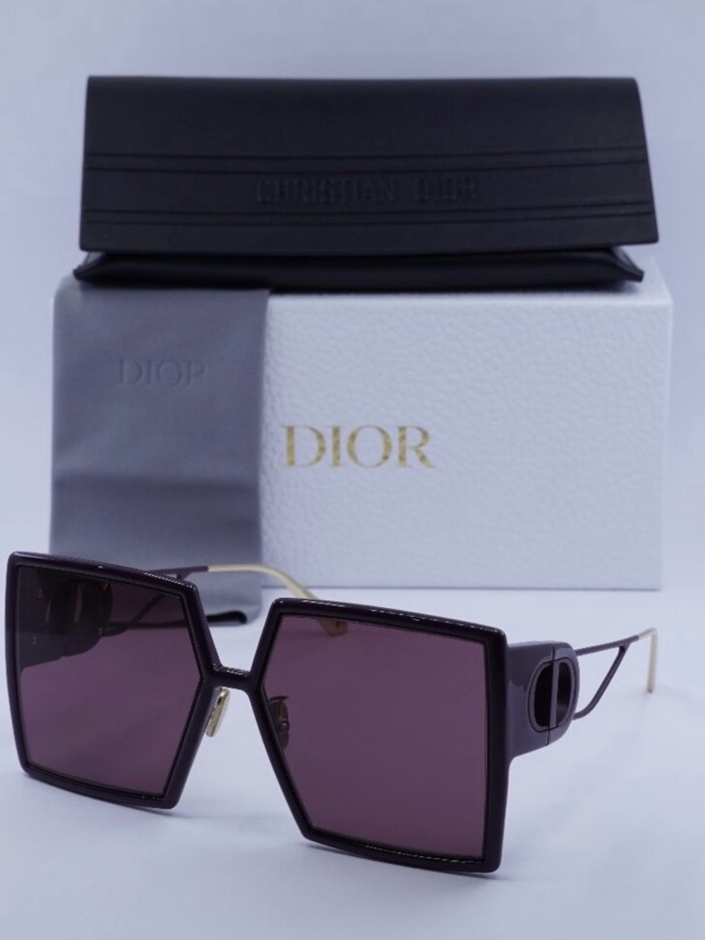 DIOR 30 Montaigne SU oversized square sunglasses